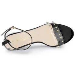 Allegra K Women's Clear Block Heel Ankle Strap Heeled Sandals -Allegra K GUEST 3849bbe0 3989 4e01 b8f6 1b9356e1d2ea