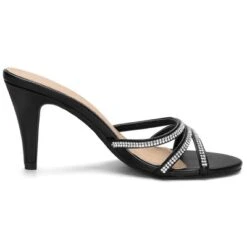 Allegra K Women's Rhinestone Strappy Heel Mules 18 Allegra K Women's Rhinestone Strappy Heel Mules -Allegra K GUEST 38a9607e 7dc8 4b72 8a21 4f4ad8d2c218