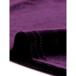 Allegra K Women's Casual Velvet Long Sleeve Choker Neck Heart Dots Mesh Panel Top -Allegra K GUEST 38af173a 5d72 445a 98c3 31db42878ccb