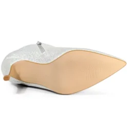 Allegra K Women's Glitter Pointed Toe Stiletto Heel Cutout Ankle Boots -Allegra K GUEST 3a23637d 2add 4be9 a59a 0704ac1c76b8