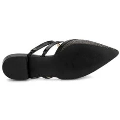 Allegra K Women's Glitter Pointed Toe Flats Mules -Allegra K GUEST 3a2ce83d 70ba 4ccc 9228 c6cadc42dda9