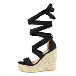 Allegra K Women's Espadrille Platform Wedges Heel Lace Up Sandals -Allegra K GUEST 3d89a644 5ede 45c2 ac1b 24c49366d588