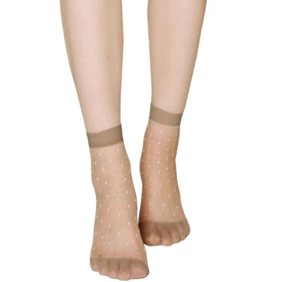 Allegra K Women's Socks Elastic Sheer Polka Dots Ankle Socks Lightweight 10 Pairs 5 Allegra K Women's Socks Elastic Sheer Polka Dots Ankle Socks Lightweight 10 Pairs - Image 5