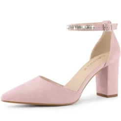 Allegra K Women's Pointed Toe Rhinestone Ankle Strap Chunky Heels Pumps 13 Allegra K Women's Pointed Toe Rhinestone Ankle Strap Chunky Heels Pumps -Allegra K GUEST 3f13e2b0 943f 494e 869f e72ef4af0142