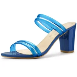 Allegra K Women's Clear Strappy Slide Mule Block Heel Sandal 22 Allegra K Women's Clear Strappy Slide Mule Block Heel Sandal -Allegra K GUEST 41f4de03 057e 4406 bc61 619b9a88e026