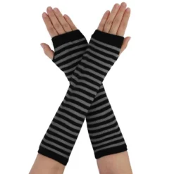 Allegra K Women's Fingerless Thumbhole Striped Arm Warmer Gloves -Allegra K GUEST 420d048d 25fa 461b 91c0 e0b78c6dc329