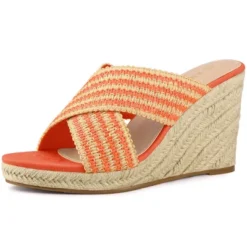 Allegra K Women's Espadrilles Wedges Slide Wedge Sandals -Allegra K GUEST 42d89cfe 9cec 4d3b 94f8 5e6f7c25c47c