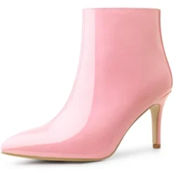 Allegra K Women's Pointed Toe Stiletto High Heel Ankle Boots -Allegra K GUEST 46112835 0939 4fe8 ab79 aa71a6c628ea