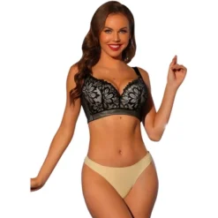 Allegra K Women's Floral Lace Adjustable Straps Full Coverage Push-up Bras -Allegra K GUEST 464ed85e 2150 4bbd 8836 38145493366f