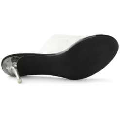 Allegra K Women's Clear Strap Stiletto Slide Heels Sandals -Allegra K GUEST 476f1998 e7e0 4b28 81b1 24cda926e0f4