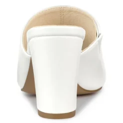 Allegra K Women's Slip On Block Heel Slide Sandals -Allegra K GUEST 48cd39ea c68e 4d77 8914 a4bce38dec50