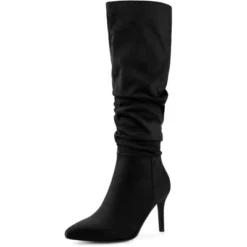 Allegra K Women's Pointed Toe Stiletto Heel Knee High Boots -Allegra K GUEST 497918f9 a73c 4ec9 bd5e 04f300d964dc