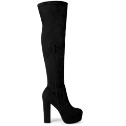 Allegra K Women's Platform Block Heel Over Knee High Boots -Allegra K GUEST 4a17a6e5 461e 492b 81d8 eb1cbd5d7398