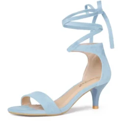 Allegra K Women's Kitten Heel Lace Up Sandals 24 Allegra K Women's Kitten Heel Lace Up Sandals -Allegra K GUEST 4a1c40ab 8073 43c4 be65 b414c1b23509