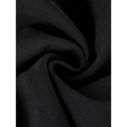 Allegra K Women's Business High Waist Elastic Waist Back Button Decor Straight Leg Pants -Allegra K GUEST 4ba76231 75fe 4afb 9ac3 66fb1e5dfecc