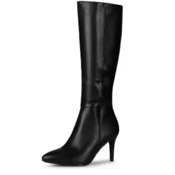 Allegra K Women's Pointed Toe Side Zipper Stiletto Heel Knee High Boots -Allegra K GUEST 4bdf6a1d 4436 4607 bc40 520eea8af8d1