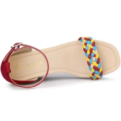 Allegra K Women's Platform Contrast Ankle Strap Wedges Heel Sandals 9 Allegra K Women's Platform Contrast Ankle Strap Wedges Heel Sandals -Allegra K GUEST 4cbfb52a 85a8 4712 9b82 d968b83a243b