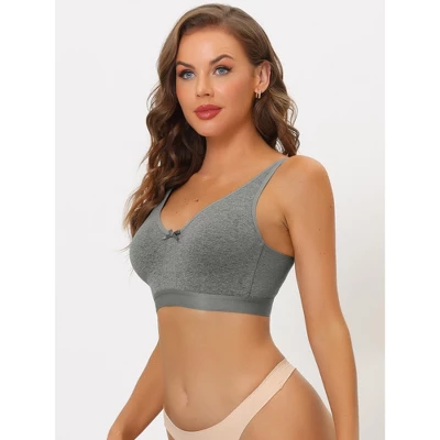 Allegra K Women's Wirefree Padded Adjustable Straps Full Coverage Push Up Bras 4 Allegra K Women's Wirefree Padded Adjustable Straps Full Coverage Push Up Bras - Image 4