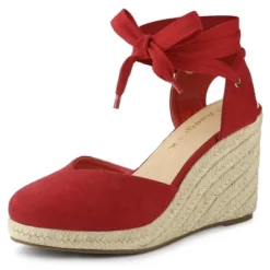 Allegra K Women's Closed Toe Espadrilles Wedges Tie Up Wedge Sandals -Allegra K GUEST 51b2b31a 459b 479a 9bd3 144a20994010