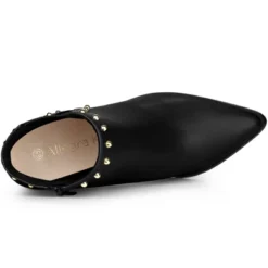 Allegra K Women's Pointed Toe Zip Stiletto High Heel Ankle Boots -Allegra K GUEST 51bd1254 39e2 44bb 8aba 1343ce9440c0