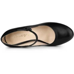 Allegra K Women's Round Toe Platform Ankle Strap Stiletto Heel Pumps -Allegra K GUEST 52983398 8511 464e 9d2e 565f5b502a6e