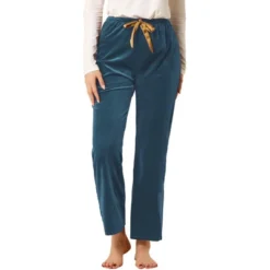 Allegra K Women's Wide Leg Comfy Yoga Pants Decor Drawstring Lounge Pajamas Pants -Allegra K GUEST 533750fd 4189 40ed 9fff 01999297ee98