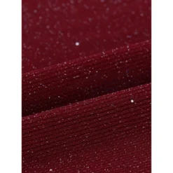 Allegra K Women's Mock Neck Glitter Keyhole Back Sleeveless Party Crop Top -Allegra K GUEST 53518c49 4cc0 4ac3 a93d 6609edb35593