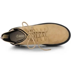 Allegra K Women's Lace Up Platform Chunky Heel Combat Boots -Allegra K GUEST 53738b56 a192 4aa4 b200 08636942053f