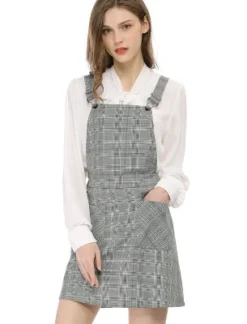 Allegra K Women's Causal Adjustable Strap Above Knee Suspender Skirts -Allegra K GUEST 54e32571 a808 4309 a335 6ad74673884c