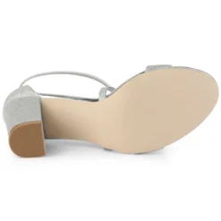 Allegra K Women's Glitter Crisscross Strap Block Heels Sandals 19 Allegra K Women's Glitter Crisscross Strap Block Heels Sandals -Allegra K GUEST 556cc4a5 133b 437a b4cc 01d28a0c3b38