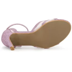 Allegra K Women's Glitter Ankle Strap Stiletto Heels -Allegra K GUEST 55dedf86 fb16 4f76 ab11 4fce38470785