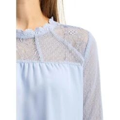 Allegra K Women's Elegant Lace Sleeve Top Scalloped Trim Summer Casual Chiffon Blouse -Allegra K GUEST 5613df18 5d1f 465b b9e0 0befdaba83b1