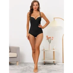 Allegra K Women's Adjustable Shoulder Strap Tummy Control Shaping Full Leotard 8 Allegra K Women's Adjustable Shoulder Strap Tummy Control Shaping Full Leotard -Allegra K GUEST 572b5b3b a016 4b18 b9b1 03b31b148c2a