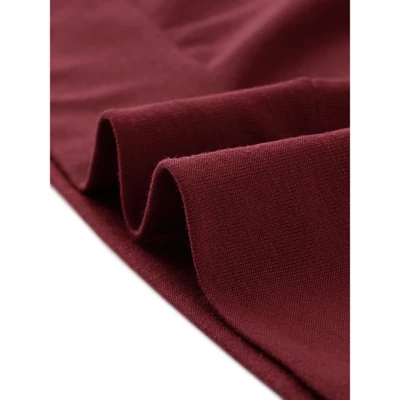 Allegra K Women's Wrap V Neck Short Sleeve Button Decor Ruched Blouses 5 Allegra K Women's Wrap V Neck Short Sleeve Button Decor Ruched Blouses - Image 5