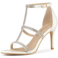 Allegra K Women's Rhinestone Ankle Strap Stiletto High Heel Sandals -Allegra K GUEST 5883d04c df48 4027 86e3 5afcc6dde813