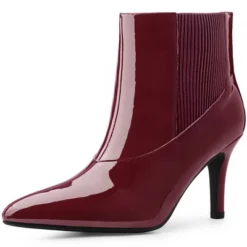 Allegra K Women's Back Zip Stiletto High Heels Ankle Boots -Allegra K GUEST 5905e48a f4cc 4008 a385 e1323bcd0e2d