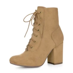 Allegra K Women's Lace Up Chunky Heel Ankle Booties 17 Allegra K Women's Lace Up Chunky Heel Ankle Booties -Allegra K GUEST 59452afa b1c2 45df a1ba 4e4c2b21f2fb