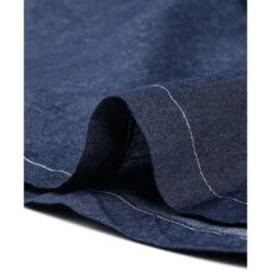 Allegra K Women's Chambray Puff Button Front Flare A-line Mini Shirt Dresses -Allegra K GUEST 5a413792 cc39 4dbb 9452 27095d04de54