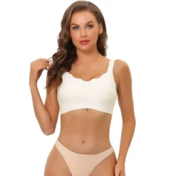 Allegra K Women's Wireless Full Coverage Smoothing No Show Everyday Bralette -Allegra K GUEST 5cd858e5 acfa 4a87 812f 29434ddf4f8a