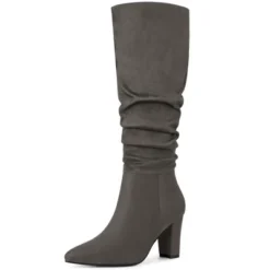 Allegra K Women's Pointed Toe Chunky Heel Knee High Boots 18 Allegra K Women's Pointed Toe Chunky Heel Knee High Boots -Allegra K GUEST 5f154648 30d1 4efd ba82 dc5fdfa10e19
