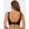 Allegra K Women's Wireless Full Coverage Smoothing No Show Everyday Bralette