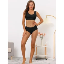 Allegra K Women's Wireless Pullover No Show Stretch Bra And Panty Set -Allegra K GUEST 61a37c6c 7a7f 491a bead f1f8de9d56fe