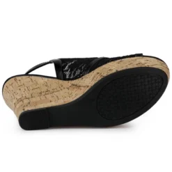 Allegra K Women's Open Toe Platform Heel Lace Wedges Sandals -Allegra K GUEST 61c7ffe2 cee3 4aea a037 88813e99d9cc