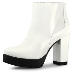 Allegra K Women's Rounded Toe Chunky Heel Platform Ankle Boots 15 Allegra K Women's Rounded Toe Chunky Heel Platform Ankle Boots -Allegra K GUEST 62016e49 f9d5 4a88 8fb6 60b79dfdc03e