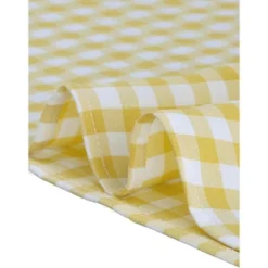 Allegra K Women's Summer Ruffle Neck Lace Panel Short Sleeve Check Gingham Dress -Allegra K GUEST 634e8748 d4c7 429e 977a 8a4ff6a6ce01