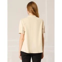 Allegra K Women's Work Office Half Placket Ruffled Puff Sleeve Blouse 19 Allegra K Women's Work Office Half Placket Ruffled Puff Sleeve Blouse -Allegra K GUEST 65d6c51b 72f8 4e2d a679 e5a58bc32524