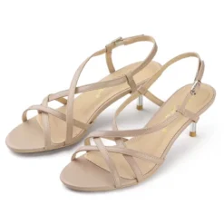 Allegra K Women's Slingback Strappy Kitten Heel Sandals -Allegra K GUEST 673e80f7 e649 4060 9f0e 55c144c2dab0