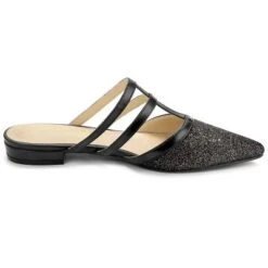 Allegra K Women's Glitter Pointed Toe Flats Mules -Allegra K GUEST 6792bf66 ef5e 4036 9127 fa2d4b57977d