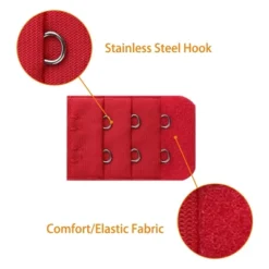 Allegra K Women's 3 Rows 2 Hooks Underwear Bra Extender Brassiere Extension Hooks Strap Adapter -Allegra K GUEST 679ef74a 8bf9 4dc4 84fc e1caaa8c5fdf