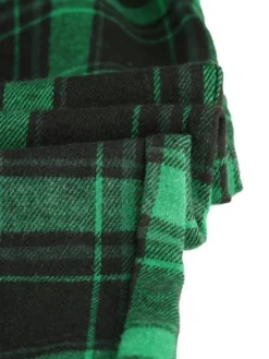 Allegra K Women's Elastic High Waist Leisure Plaid Pants With Pockets -Allegra K GUEST 67caf99c c5a6 4f1d bdfd 60543d210c7b